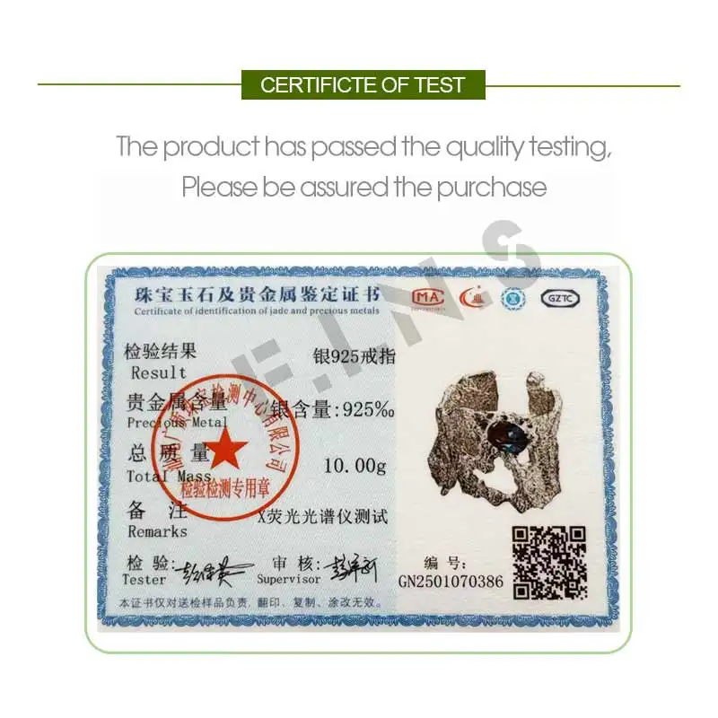 F.I.N.S Luxury S925 Sterling Silver Hollow Texture Ring INS Gem Blue Oval Zircon Wide Index Finger Cuff Ring Solid Silver Jewels - Image 6