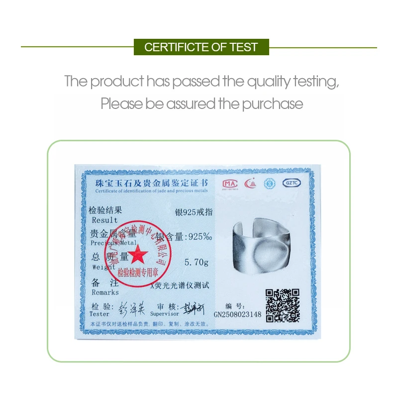 F.I.N.S Korean Style Woman Simple S925 Sterling Silver Irregular Concave Ring Opening Matte Wide Index Cuff Finger Rings for Men - 이미지 6