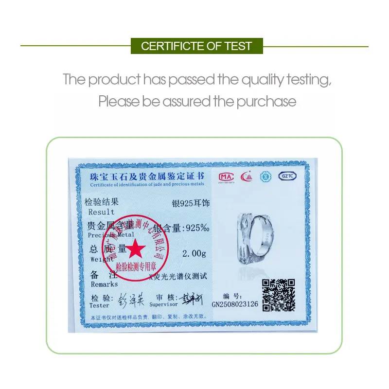 F.I.N.S 1PC Smooth Gap S925 Sterling Silver Earrings Zircon Irregular Small Hoops Round Circle Huggies Piercing Ear Jewelry - Image 6