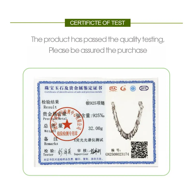 F.I.N.S Original Grass Skirt Series Swaying S925 Sterling Silver Necklaces Unique Leaves Tassel Choker Fine Jewelry Anti-Allergy - Image 6