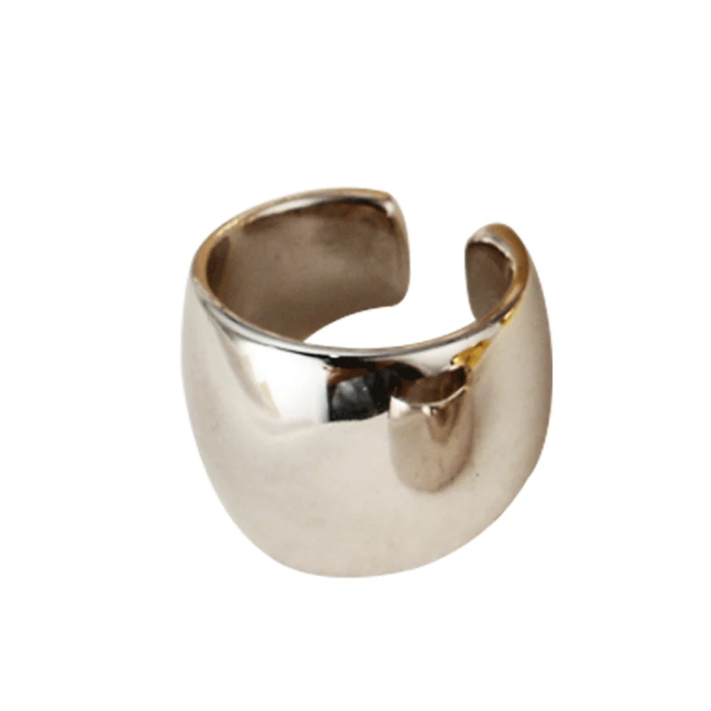 Korea Style Authentic 925 Sterling Silver Glossy Ear Clip without Piercing Minimalist Fine Ear Cartilage Cuff - Image 6