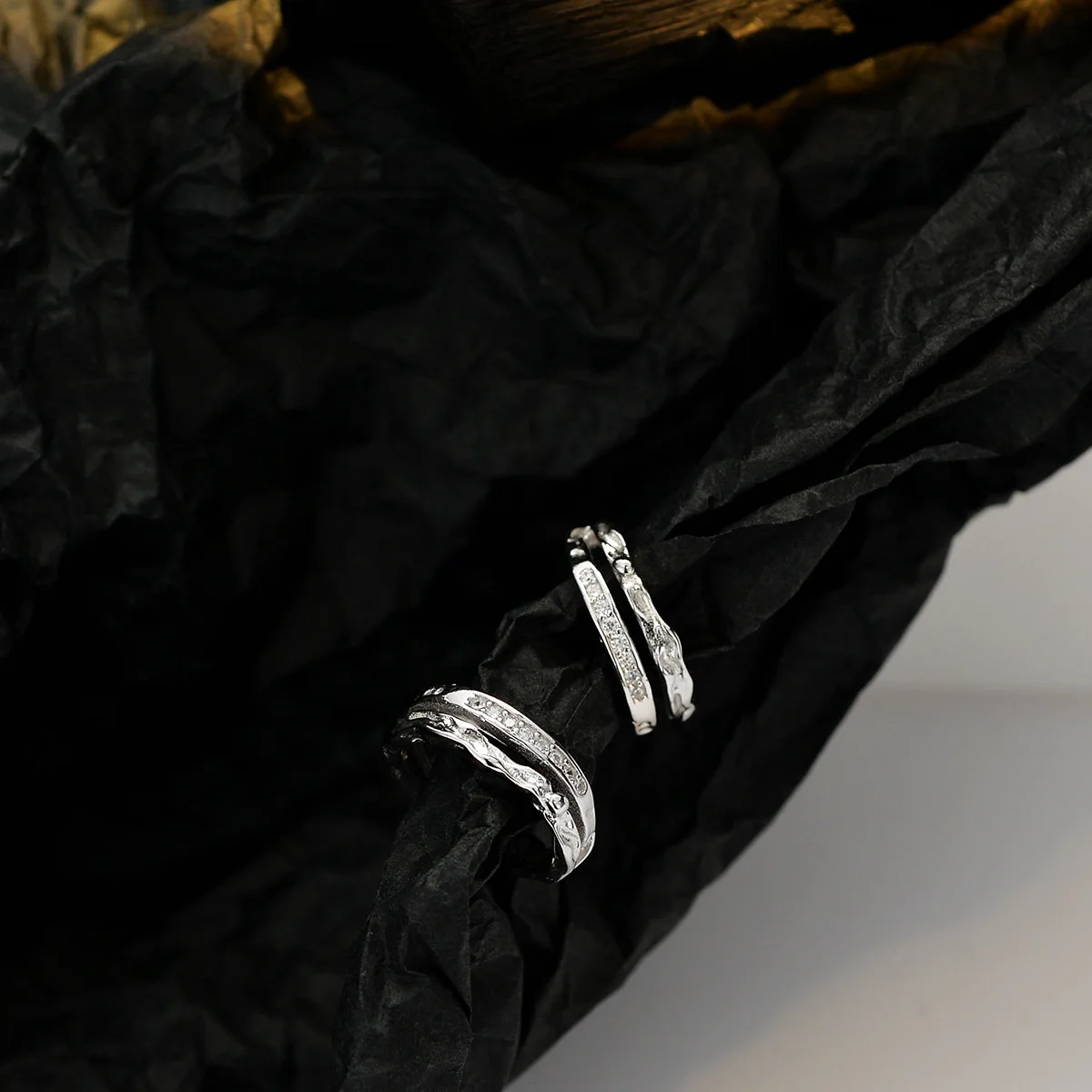 Ear Cuff Non Pierced Earrings for Women 925 Sterling Silver Micro Pave CZ Double Layers Small Clip on Earrings Cartilage Jewel - Image 4