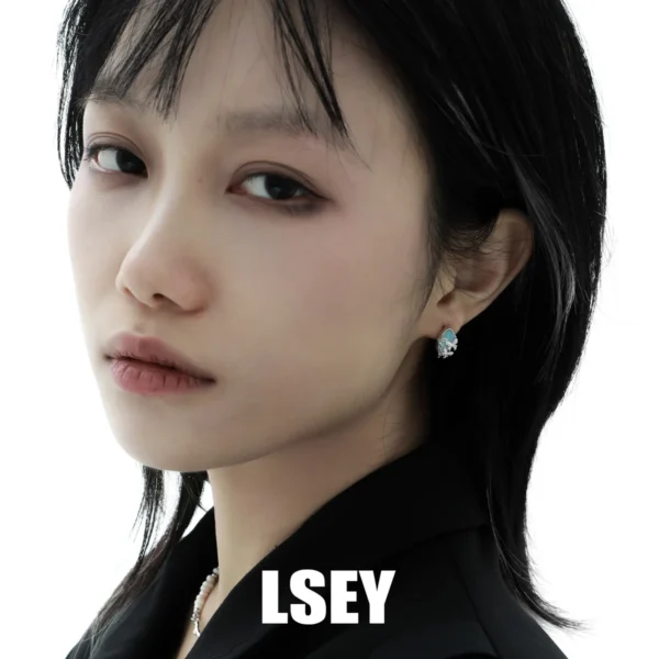 Minimalist S925 Sterling Silver Butterfly branches water patterns stone earrings Wedding Engagement Ear Accessories Jewelry 