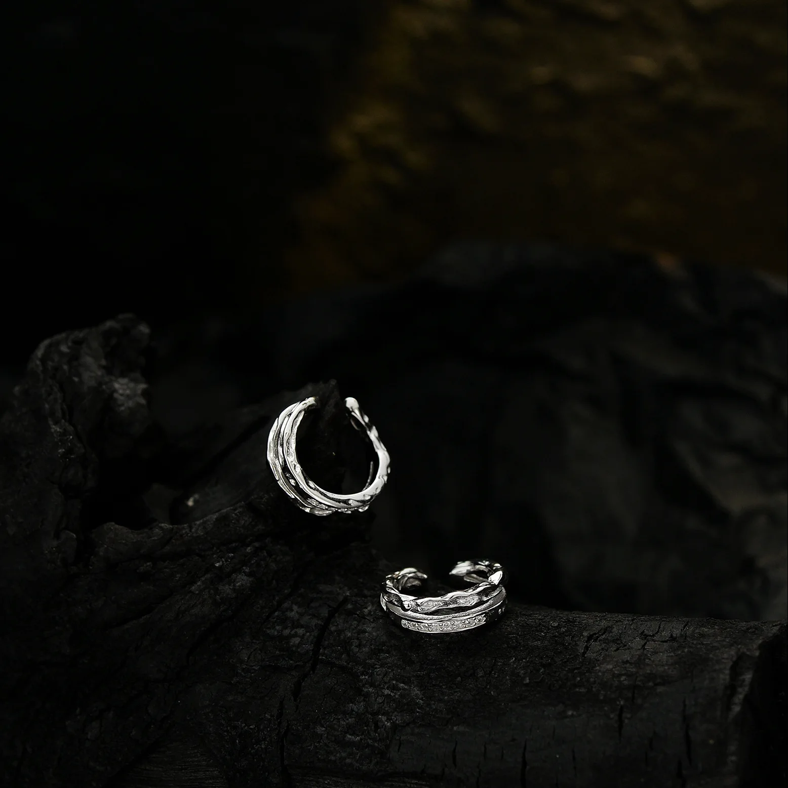 Ear Cuff Non Pierced Earrings for Women 925 Sterling Silver Micro Pave CZ Double Layers Small Clip on Earrings Cartilage Jewel - Image 3