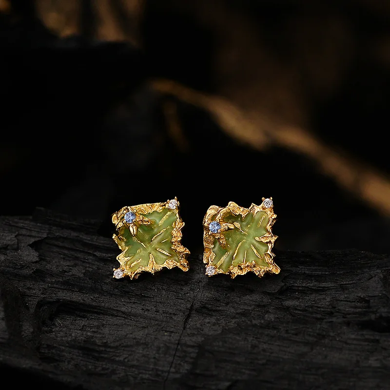 MLKENLY S925 Sterling silver Enamel Pendientes Femme Fashion Stud Earrings for Women Piercing Flower Brinco boucle d'oreille Bij - Image 4